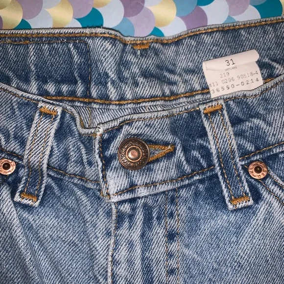 Levi Orange Tab 550 Rare Vintage Mom Jean Shorts - Picture 6 of 8